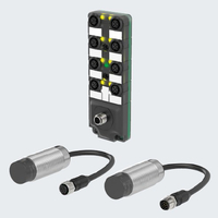Los transmisores WIS se pueden combinar con bloques de conexiones de 8 tomas para ofrecer soluciones eficientes y de diseño compacto.